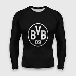 Мужской рашгард Borussia sport fc белое лого
