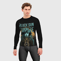 Рашгард мужской Black sun empire - neurofunk, цвет: 3D-принт — фото 2