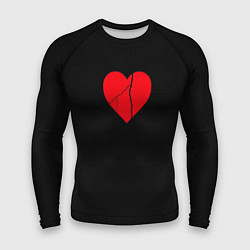 Рашгард мужской Broken heart, цвет: 3D-принт