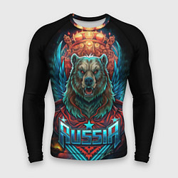 Мужской рашгард Суровый русский медведь