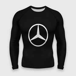 Рашгард мужской Mercedes benz logo white, цвет: 3D-принт