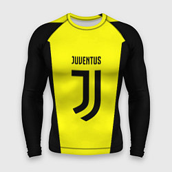 Рашгард мужской Juventus sport geometry yellow, цвет: 3D-принт