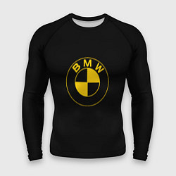 Мужской рашгард BMW logo yellow