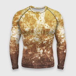 Рашгард мужской Абстракция - yellow sad weather, цвет: 3D-принт