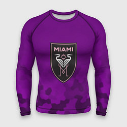 Мужской рашгард Inter Miami logo pattern