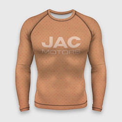 Рашгард мужской Jac motors паттерн охра, цвет: 3D-принт