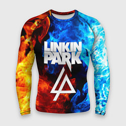 Рашгард мужской Linkin park битва огней, цвет: 3D-принт