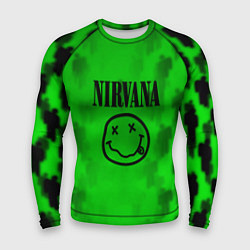 Рашгард мужской Nirvana x Billie, цвет: 3D-принт