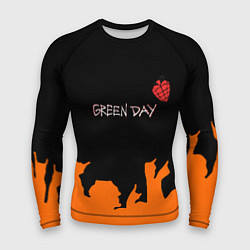 Рашгард мужской Green day rock, цвет: 3D-принт