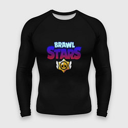 Мужской рашгард Brawl stars neon logo