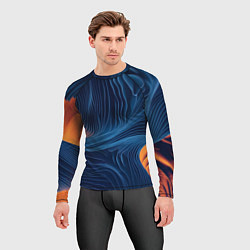 Рашгард мужской Абстрактная иллюзия, цвет: 3D-принт — фото 2