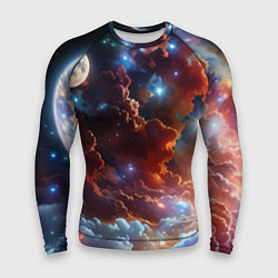 Рашгард мужской Космические звезды, цвет: 3D-принт