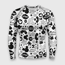 Мужской рашгард Микки Маус узор