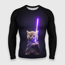 Рашгард мужской Котик джедай, цвет: 3D-принт