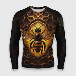 Рашгард мужской Золотая пчела, цвет: 3D-принт