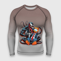 Рашгард мужской Venom and Duck-Donald - ai art fantasy, цвет: 3D-принт