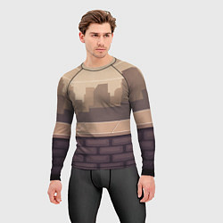 Рашгард мужской Смотровая площадка, цвет: 3D-принт — фото 2