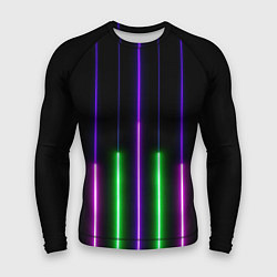 Рашгард мужской Color Purple green pink, цвет: 3D-принт