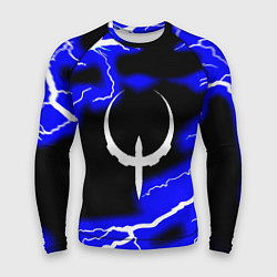 Рашгард мужской Quake молнии шторм, цвет: 3D-принт