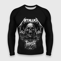 Рашгард мужской Thrash metal - Metallica group, цвет: 3D-принт