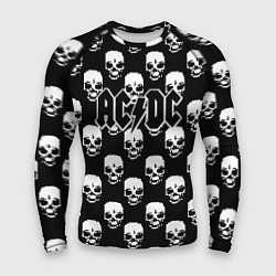 Рашгард мужской AC DC rock skull, цвет: 3D-принт