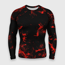 Рашгард мужской Color red black, цвет: 3D-принт