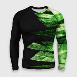 Мужской рашгард Color green black