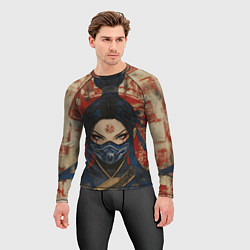 Рашгард мужской Китана - японский стиль, цвет: 3D-принт — фото 2