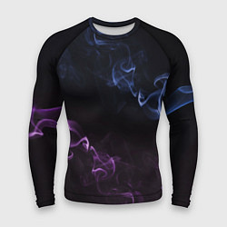 Рашгард мужской Color black blue pink, цвет: 3D-принт