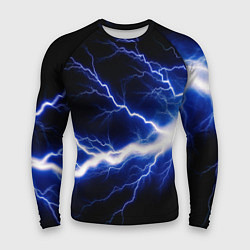 Рашгард мужской Lightning blue, цвет: 3D-принт