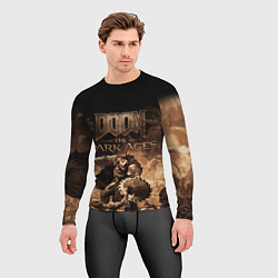 Рашгард мужской Doom the dark ages, цвет: 3D-принт — фото 2
