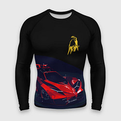 Мужской рашгард Lamborghini Diverso - motorsport