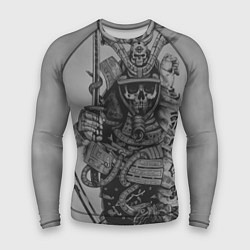 Рашгард мужской Мертвый самурай призрак, цвет: 3D-принт