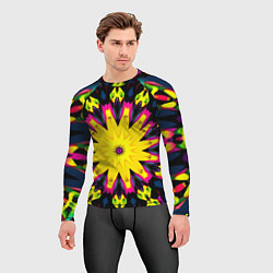 Рашгард мужской Звездный калейдоскоп, цвет: 3D-принт — фото 2