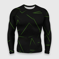 Рашгард мужской Color green line, цвет: 3D-принт