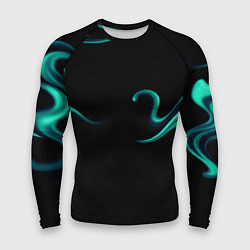 Мужской рашгард Color light blue abstraction