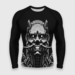 Рашгард мужской Киборг ниндзя в маске демона, цвет: 3D-принт