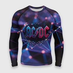 Рашгард мужской ACDC лого в градиенте, цвет: 3D-принт