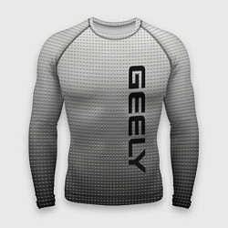 Рашгард мужской Geely серый текстурный, цвет: 3D-принт