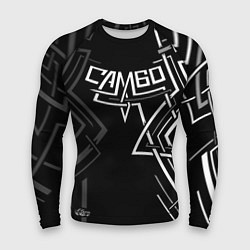 Мужской рашгард Самбо движение в узоре