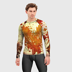 Рашгард мужской Абстракция - sunspot, цвет: 3D-принт — фото 2