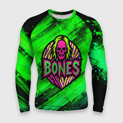 Мужской рашгард Bones лого с черепом