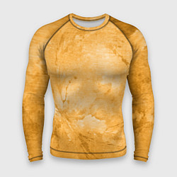 Рашгард мужской Абстракция - bright yellow, цвет: 3D-принт