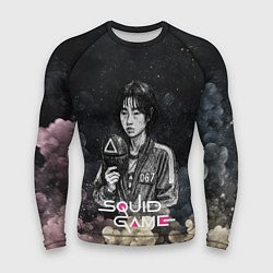 Мужской рашгард Игрок 067 с маской - Игра в кальмара