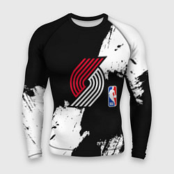 Мужской рашгард Трэйл Блэйзерс - брызги красок