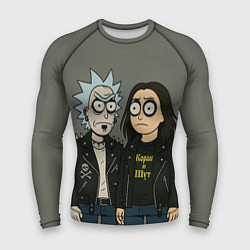 Рашгард мужской КиШ - Рик и Морти, цвет: 3D-принт
