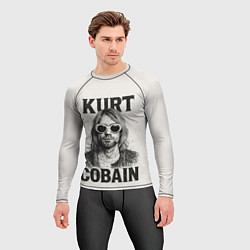 Рашгард мужской Kurt Cobain - grunge-art, цвет: 3D-принт — фото 2