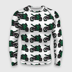 Мужской рашгард Motorbike dark green