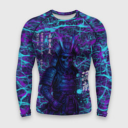 Рашгард мужской Призрак самурая - неновый арт, цвет: 3D-принт