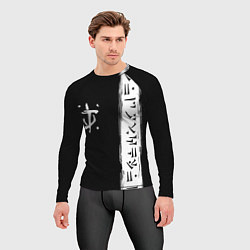 Рашгард мужской Doom символы марса, цвет: 3D-принт — фото 2